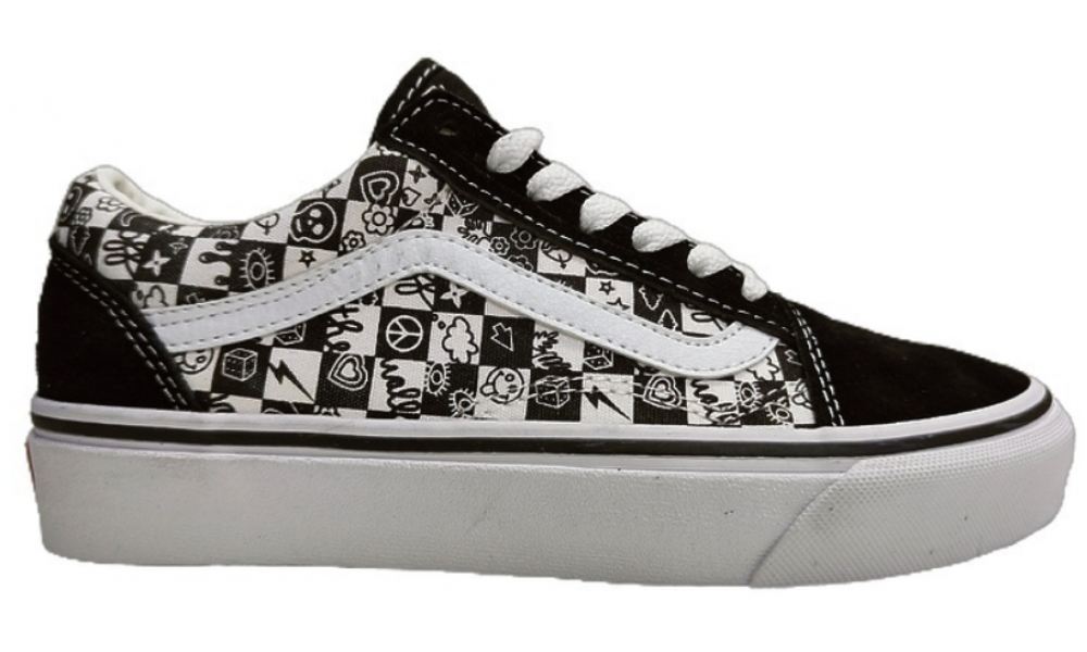 Vans best sale shoes graffiti